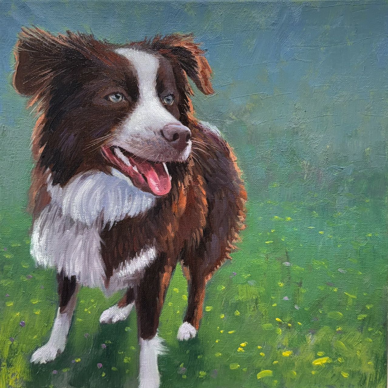 Custom Pet Portrait,Custom Oil Painting,Pet Oil Painting,Pet Portrait Oil Painting, dog Oil Portrait