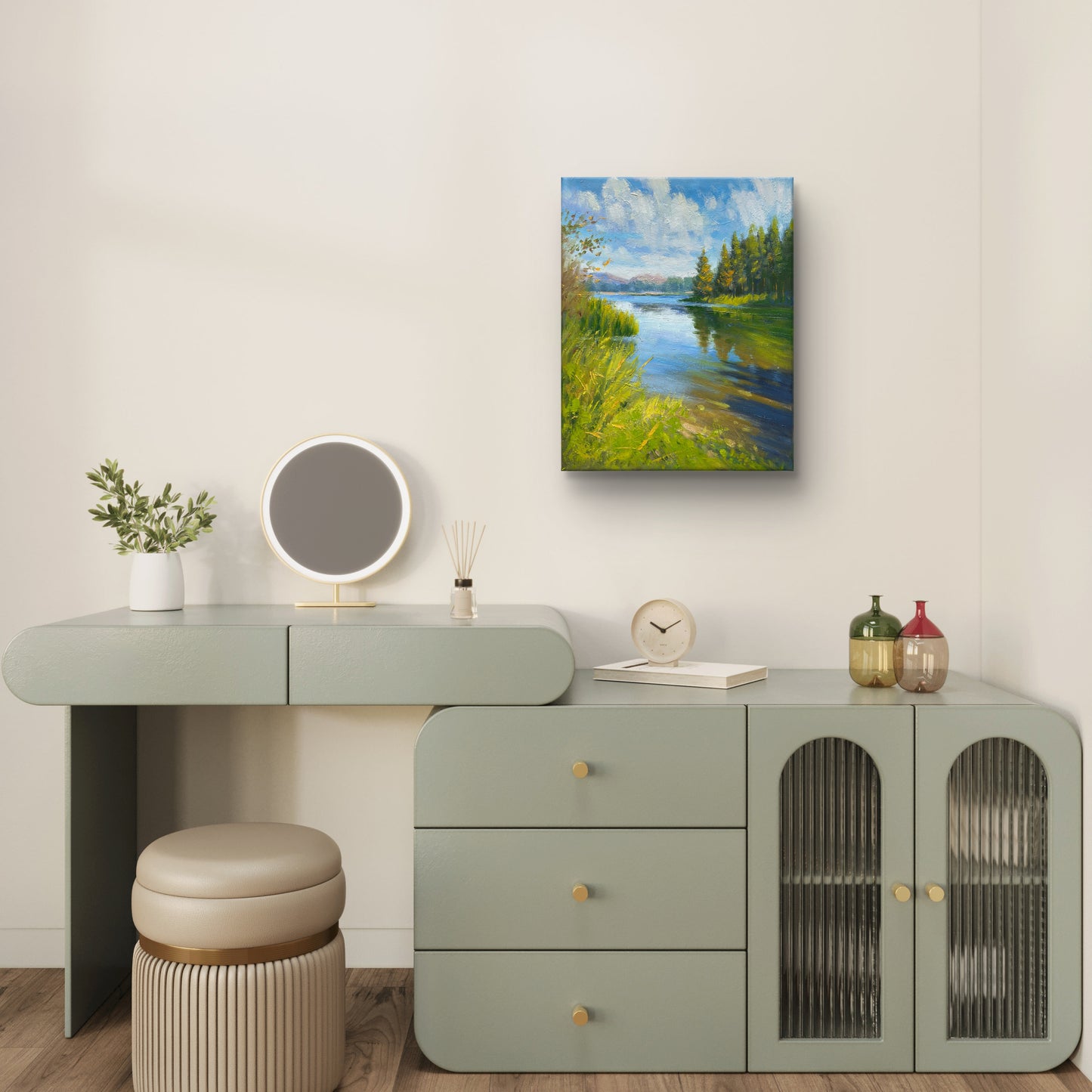 11"x14" Kelowna Shannon lake landscape  hand painted original oil painting on canvas wall home decor