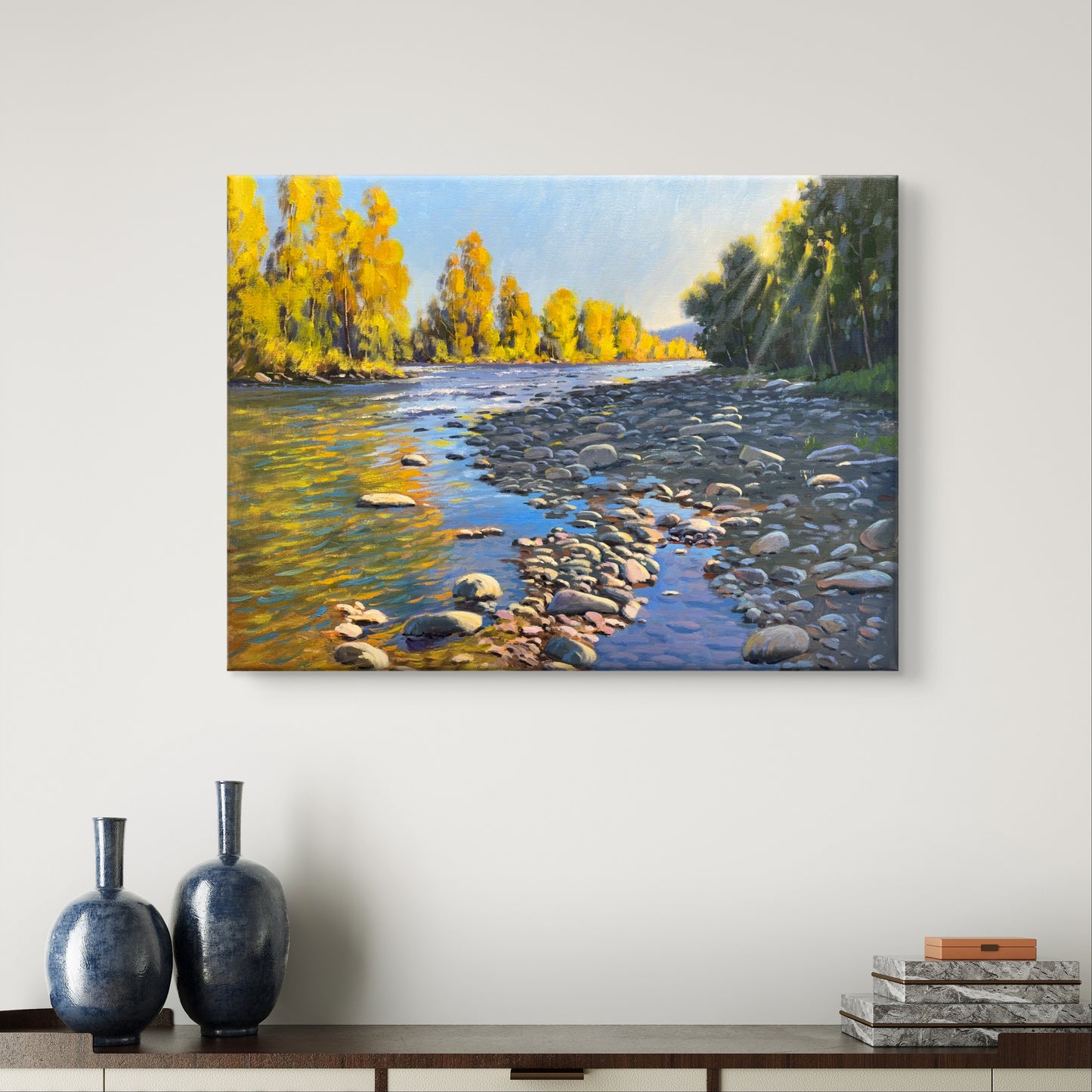 Beauty of Fall at Mission Creek Park Kelowna 24"x18"- hand painted without frame home decor