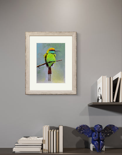 5"x7" Bee eater oil painting on Canvas panel without frame Home Decor/ wall art