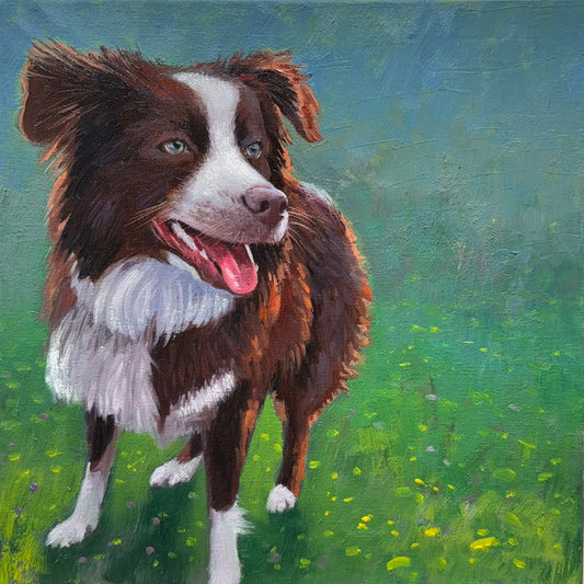 Custom Pet Portrait,Custom Oil Painting,Pet Oil Painting,Pet Portrait Oil Painting, dog Oil Portrait
